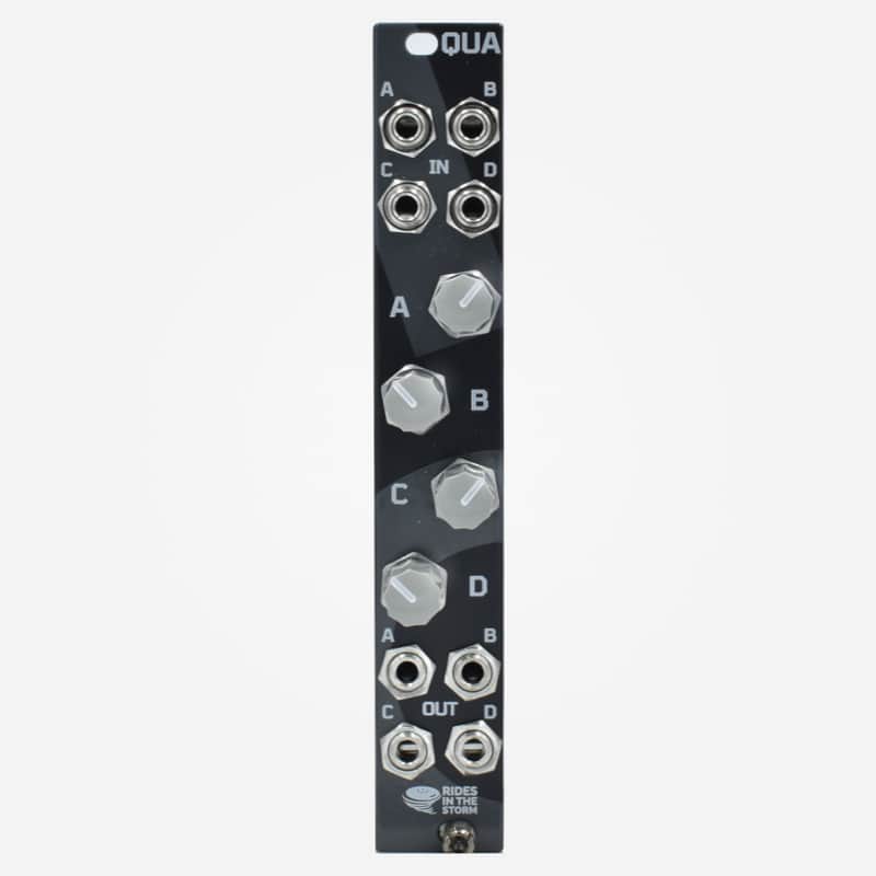 Rides in the Storm QUA Compact Eurorack Quad Attenuator or 10v Offset Generator Module image 1