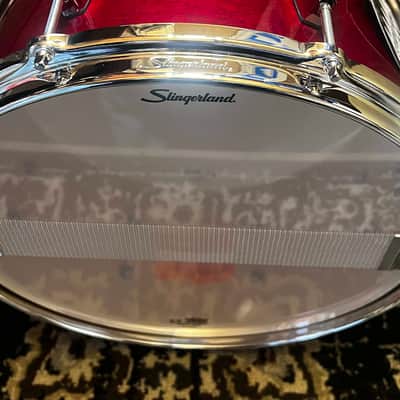 Slingerland 6.5" x 14" Studio King Snare Drum - Royal Crimson Lacquer image 5