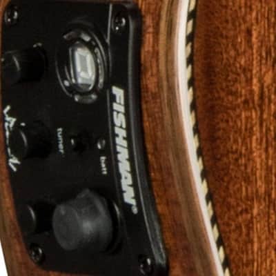 Lanikai All Solid Mahogany Concert Cutaway A/E Ukulele (MAS-CEC) image 3