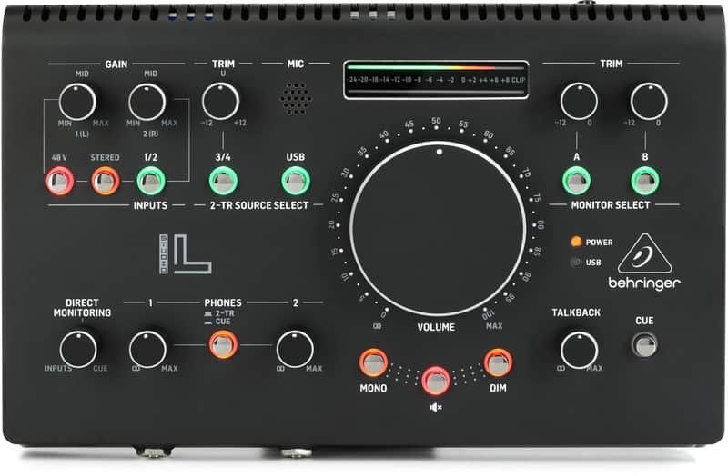 Behringer Studio L High-end Studio Control with VCA Control and USB Audio Interface image 1
