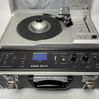 VANROCK Vinyl Recorder Full Set with Blank Discs Stylus Heater Manual Ready image 6