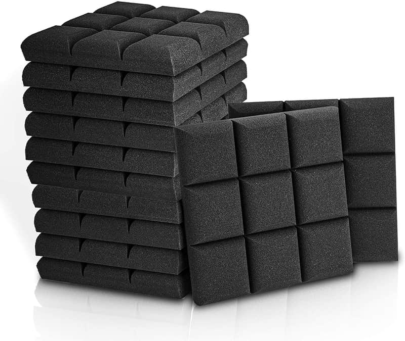 12 Pack Set 2" X 12" X 12" Acoustic Foam Panels, Studio Wedge Tiles, Sound Panels Wedges image 1