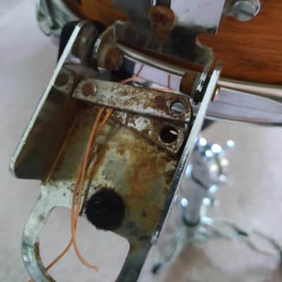 Incredibly Rare! Remo MasterEdge Snare Drum 10x6 (90's) - Natural/Wood (Including Snare Stand) image 4
