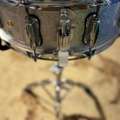 Walker Custom Drums 14x5.5 Silver Sparkle Snare Drum - VIDEO image 5
