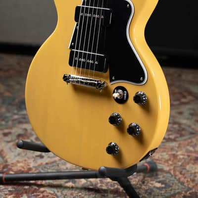 Epiphone Les Paul Special Double Cut Electric Guitar - TV Yellow with Gig Bag image 4