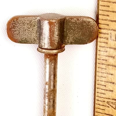 Leedy 4 3/4"10-24 Nickel Walberg&Auge Single-Tension Thumb Rod+Collar Snare Drum image 2