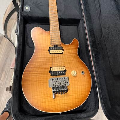 Ernie Ball Music Man Axis HH Tremolo 2022 - Present - Honey Pot Flame image 3