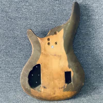 Solid Basswood Bass Guitar Body image 9