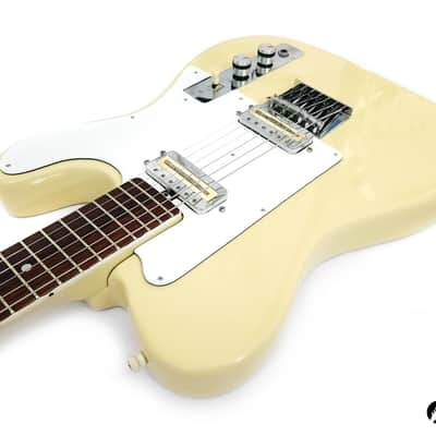 Hofner 175 II Tele e-guitar from 1972 in aged white (Restored, Vintage, Höfner) image 9
