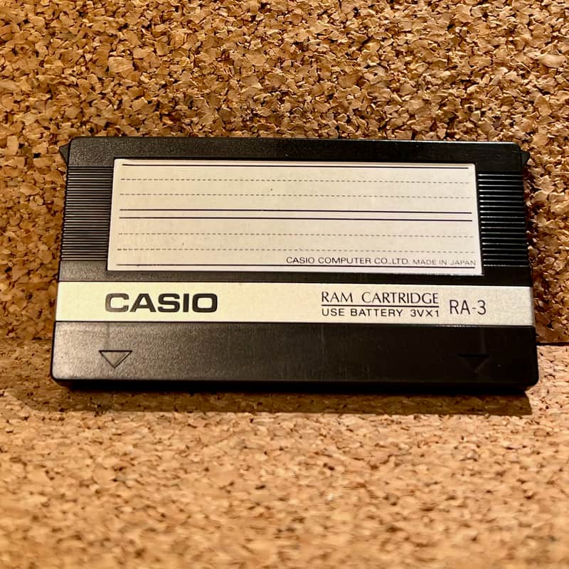 Casio Ra-3 – RARE Casio Card – Warranty image 1