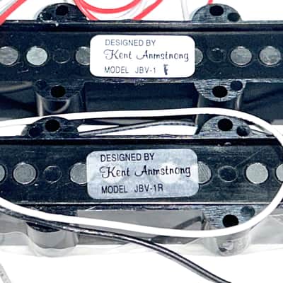 Kent Armstrong Kent Armstrong JBV-1R and JB-1F Jazz Bass Pickup Set 4-String image 3