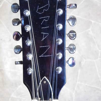 vintage CIMAR 370 12 string dreadnought Guitar pre Ibanez lawsuit miJ Japan 1970 image 3