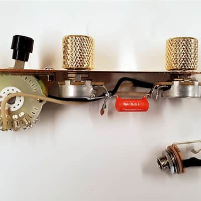 Atlantic Custom Guitars Telecaster Loaded Control Plate with Premium Tele 4-way Wiring Harness & Kno image 4