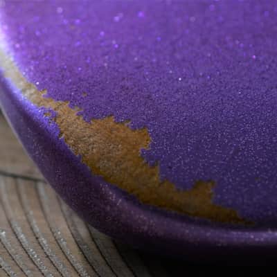 American Fender Stratocaster Custom Relic Purple Sparkle CS Fat 50's image 5
