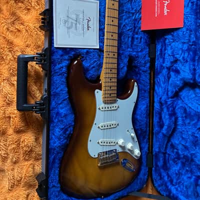 Fender 75th Anniversary Commemorative Stratocaster 2021 - 2-Color Bourbon Burst image 1