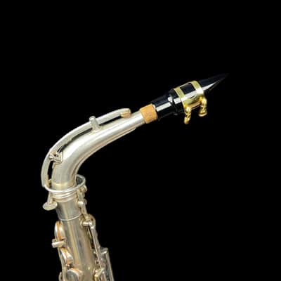 ELKHART 1920's Alto Saxophone , Frank Holton ,Vintage Made in U.S.A. w/ Case image 2
