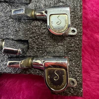 1970s 1980s Schaller 3 x 3 M6 Tuners - Chrome | Vintage Gibson Guild image 11