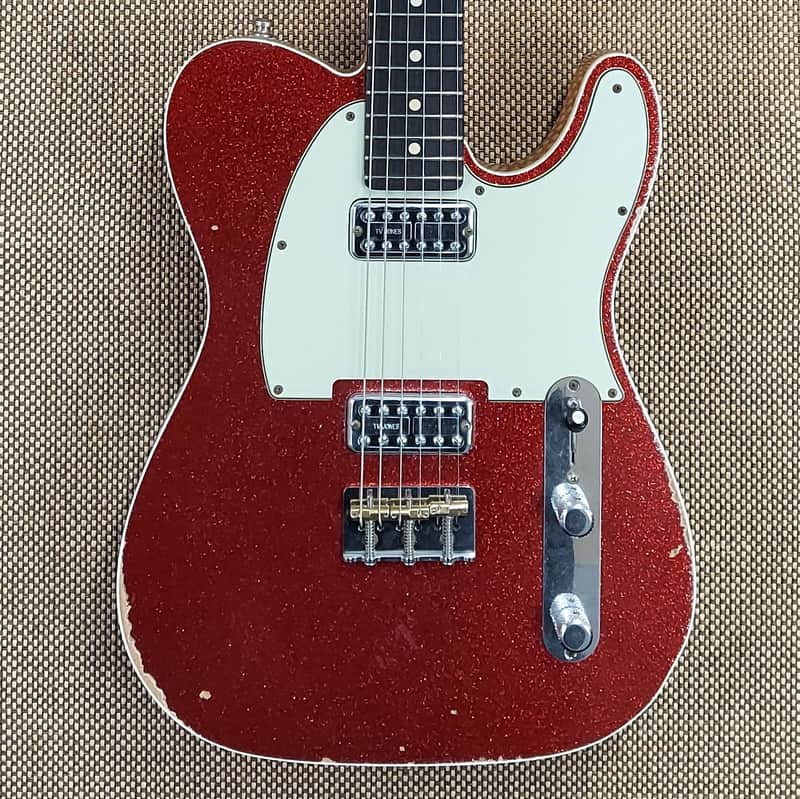 2015 Fender Custom Shop Relic Sparkle Telecaster COA Included TV Jones Pickups (1) image 1
