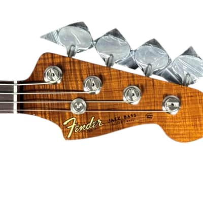 Fender Custom Shop NOS Artisan Jazz Bass, Flame Maple Burl/Rosewood 9.4 LBS *IN STOCK* image 12