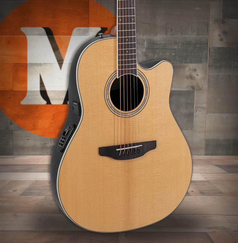 Ovation Celebrity Traditional E-Acoustic Guitar CS24-4 Natural (CS24-4-G) image 1
