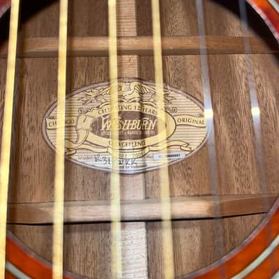 Washburn R319SWKK Solid Spruce/Trembesi Parlor Guitar 2016 - Natural image 25