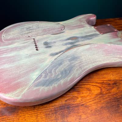 Warmtone Custom Guitars Strat Style Body & Neck W/ Case "Old Winter" Nitro image 16