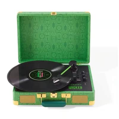 Crosley RSD Cruiser Plus Turntable - Wicked Movie Edition- 3-Speed Bluetooth- Elphaba Green image 2