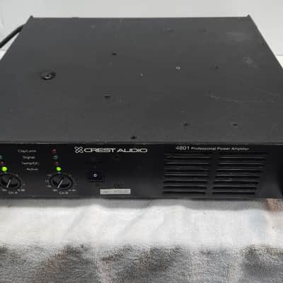 Legendary Amplifier Crest Audio Professional Power Amplifier 4801 , Crest’s legendary “overbuilt” power supply ,Made In USA image 1