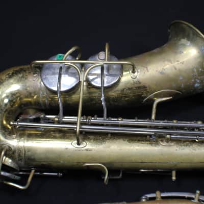 A Buescher Aristocrat Alto Saxophone with no case being sold in as-is condition   #   1 S image 5