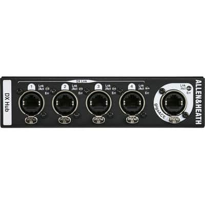 Allen & Heath AH-DX-HUB DX Link Expansion Hub for SQ Series with 4 DX Link Ports image 1