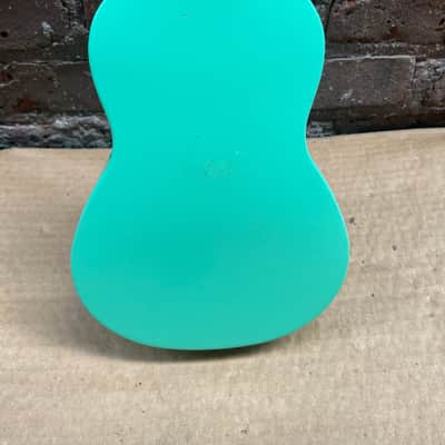 Makala Ukulele – Turquoise/Seafoam Green – Shark Bridge – Used, Good Condition image 5