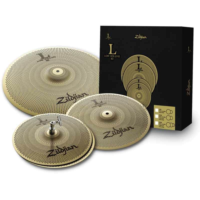 Zildjian LV348 Pack low volume 13"-14"-18" image 1