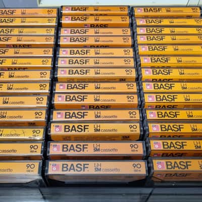 78X Used BASF LH/LH Extra SM 60/90/120 Cassette tapes 1980's image 2