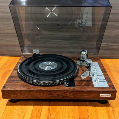 Hitachi PS-48 Direct Drive Semi Automatic Turntable/ Near Mint/ Fully Serviced, Re-Capped & Tested/ Free Shipping image 23