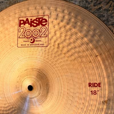 BONHAM Paiste 2002 Ride 18” CLASSIC TONE Discontinued! RARE! ICONIC! 1808 g image 3