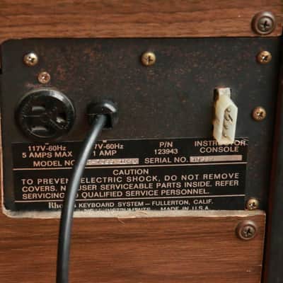 1970's Fender Rhodes 73 Instructor Console Model Model FR-7055 (Serviced) image 12