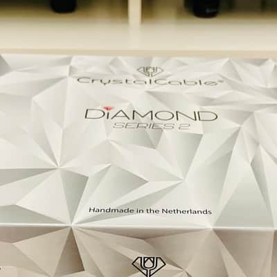 1m! Crystal Cable CrystalConnect Ultra Diamond 2 Speaker Cable speaker cables cords with Splitters (Pair) Better than Tara labs transparent Audioquest Siltech Shunyata chord synergistic falcon Harbeth Hugo 2 McIntosh krell ps audio made in Netherlands image 2