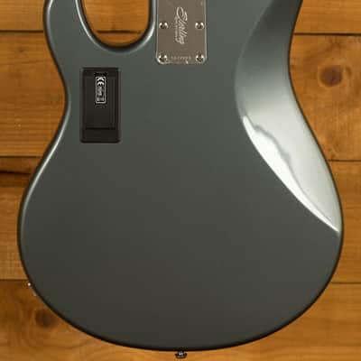 Sterling StingRay 5-String HH Bass - Rosewood - Charcoal Frost image 2