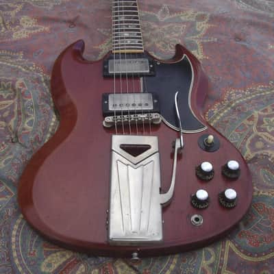 Gibson SG Les Paul 1962 - Cherry Red - Sideways Vibrola image 4