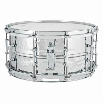 Ludwig LM402KT Supraphonic Snare Drum 14x6.5 Hammered w/Tube Lugs image 2