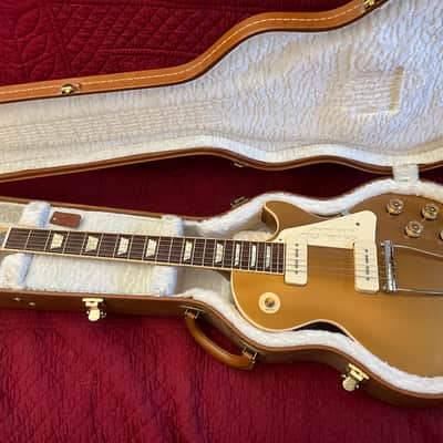 Gibson Les Paul Tribute 2013 - Bullion Gold with Maple Headstock Veneer Bild 2