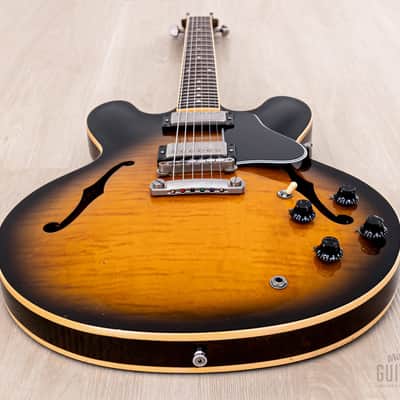 1996 Gibson ES-335 Dot Semi-Hollow Guitar Vintage Sunburst w/ 57 Classic PAFs, Fast Neck & Case image 11