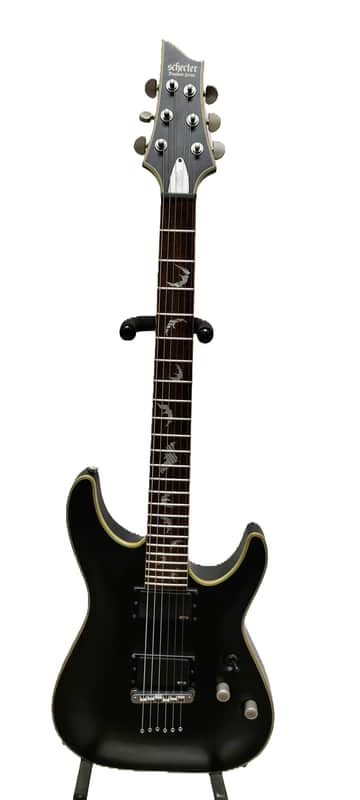 Schecter Damien Platinum 6 2010s - Satin Black image 1