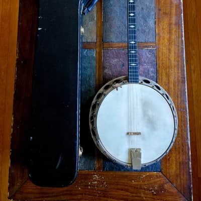 Gretsch Broadkaster B 4-string tenor resonator banjo w/hsc 1928 image 2