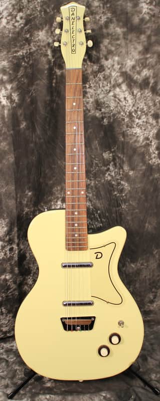 Late 1990's Danelectro '56 U2 Reissue Cream Electric Guitar | Reverb