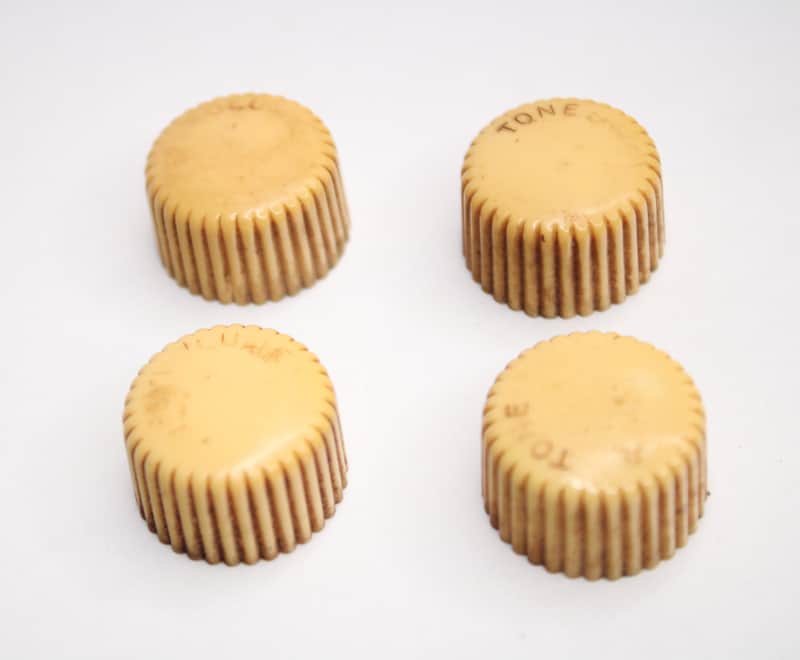 vintage 1960s Harmony Rocket - Cupcake Knobs ( set of 4 ) image 1