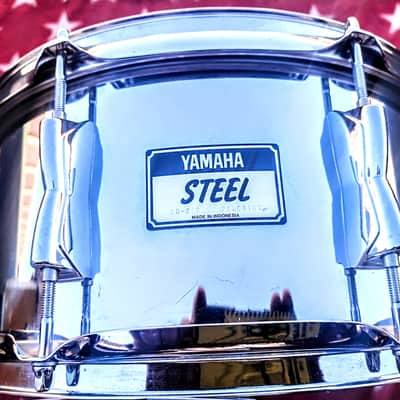 Yamaha SD-2465 6.5x14" Metal Series Steel Snare Drum 2010s - Chrome Over Steel image 7