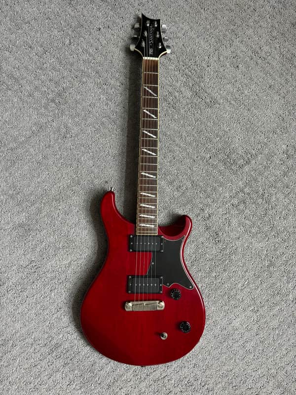 PRS Santana SE vintage cherry w/ Kent Armstrong P-90 and original Hambuckers image 1