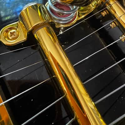 2024 Firefly FFSP pro locking tuners roller bridge Reverend Soft Touch trem spring upgrade Triple Pickup Les Paul Style Black Beauty image 9