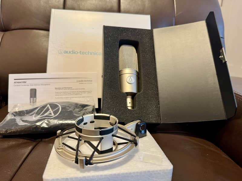 Audio-Technica vs AT4047/SV Large-Diaphragm Side-Address Cardioid Condenser Microphone image 1
